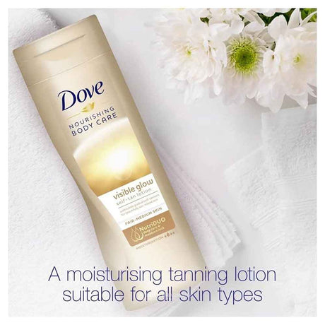 Dove Visible Glow Nourishing Lotion Light/Medium Skin 250ml