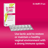 Dr Wolff's V-San Lactic Acid Treatment Pessaries 7 Pack