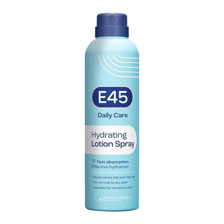 E45 Daily Care Hydrating Lotion Spray 200ml – a trusted essential for mother and baby care