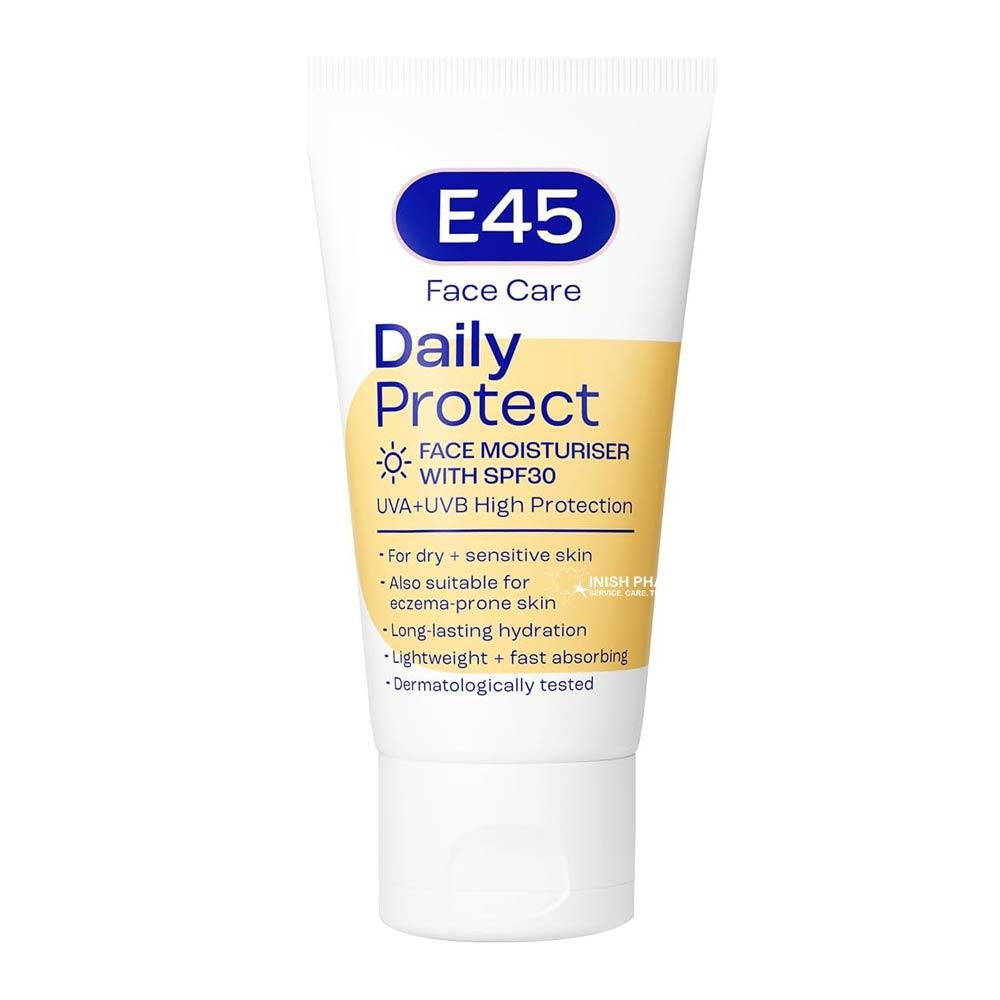 E45 Face Daily Protect Moisturiser SPF30 50ml
