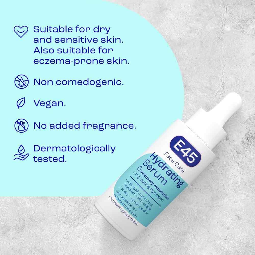 E45 Face Care Hydrating Serum 30ml