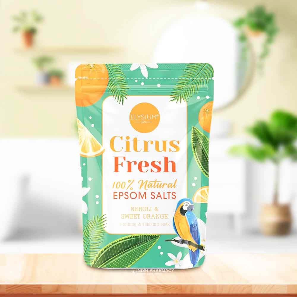 Elysium Spa Citrus Fresh Epsom Salts 450g