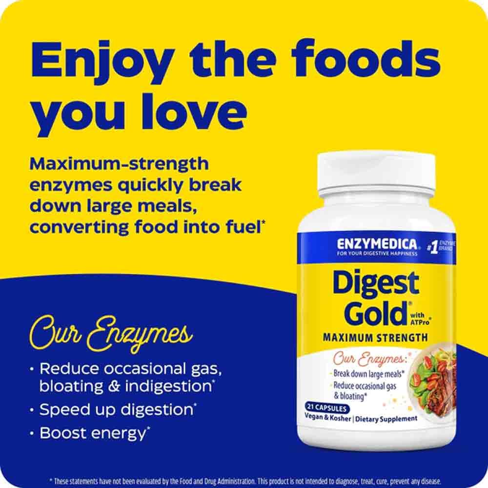 Enzymedica Digest Gold 90 Capsules