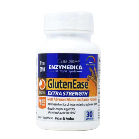 Enzymedica GlutenEase Extra Strength 30 Capsules – to support a healthy digestive system