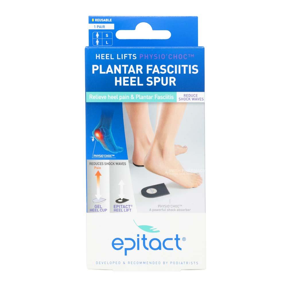 Epitact Heel Lifts For Plantar Fasciitis and Heel Spurs 1 Pair