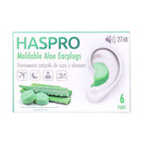 HASPRO Moldable Aloe Earplugs 6 Pairs