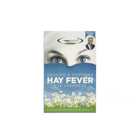 The Eye Doctor Hay Fever Cold Eye Compress – provides targeted hayfever and allergy relief