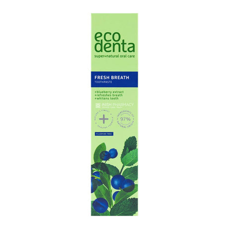 EcoDenta Fresh Breath Blueberry Toothpaste 100ml from Eco Denta