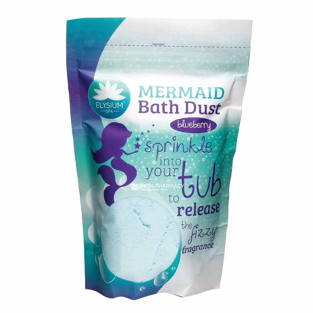 Elysium Spa Mermaid Bath Dust Blueberry 400g