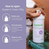 Epaderm Cream Pump 500g