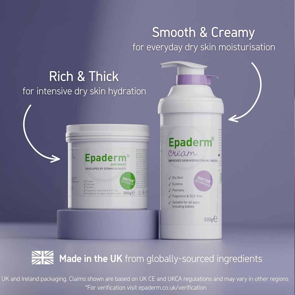 Epaderm Cream Pump 500g
