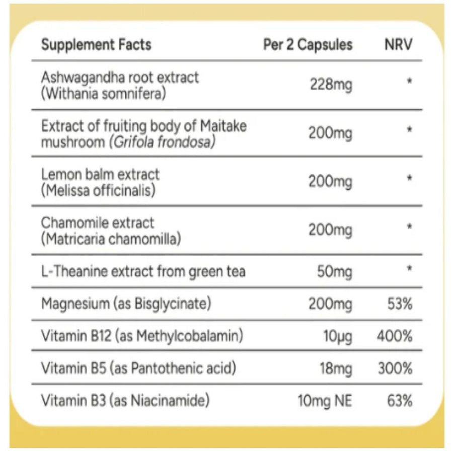 FabU R&R Relax 60 Capsules | Brain Health Supplement – Inish Pharmacy