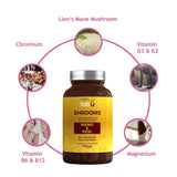 FabU Shrooms Meno & Peri 60 Capsules