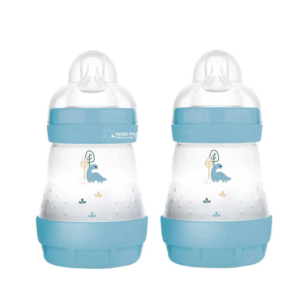 MAM Easy Start Anti-Colic Bottle 160ml 0+Months 2 Pack Blue – a trusted essential for mother and baby care