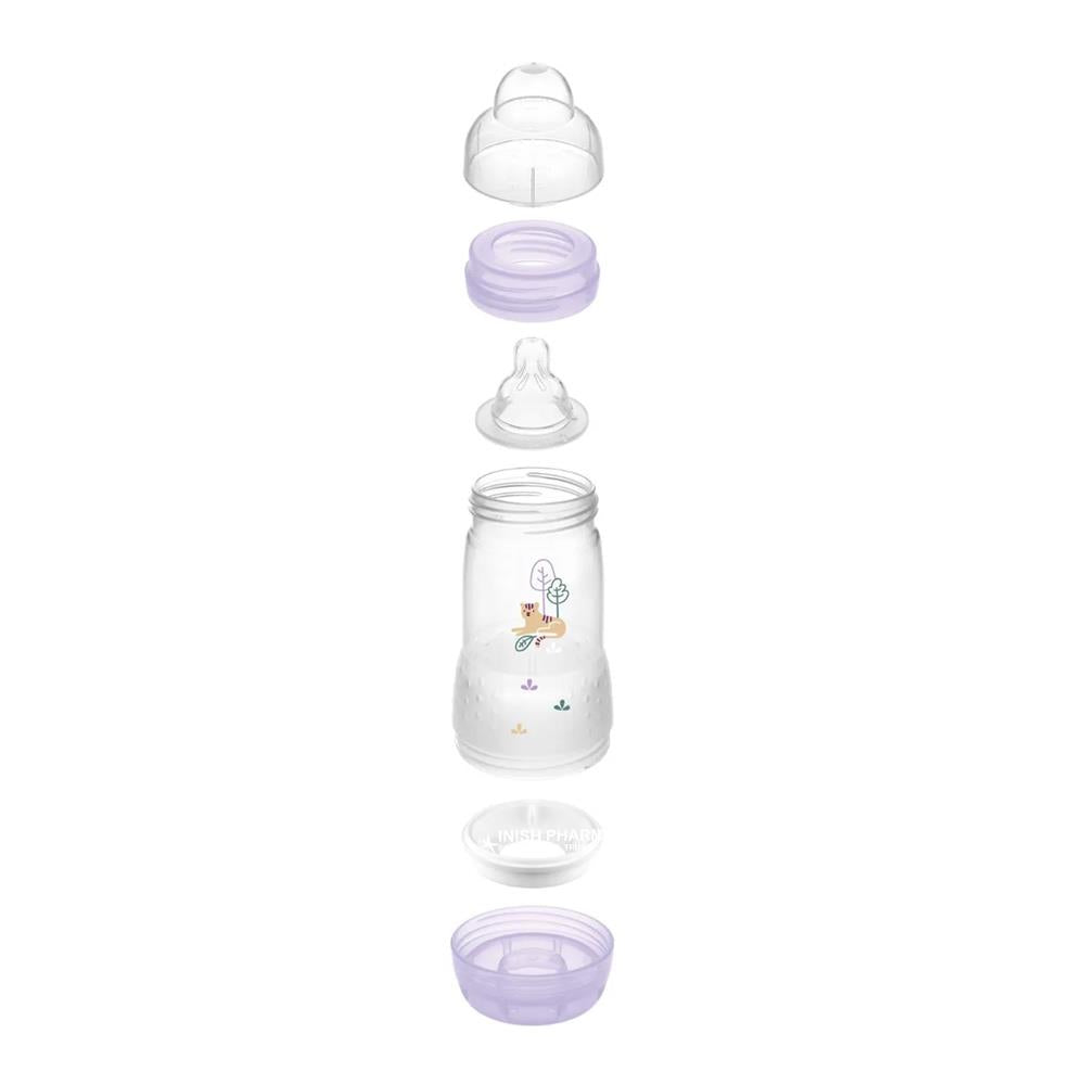 MAM Easy Start Anti-Colic Bottle 2m+ 260ml Pack of 3 - Dark Pink