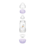 MAM Easy Start Anti-Colic Bottle 2m+ 260ml Pack of 3 - Dark Pink