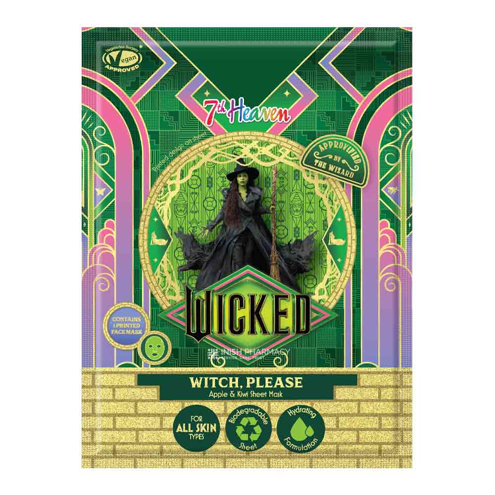 Wicked 7th Heaven Elphaba Apple & Kiwi Sheet Mask