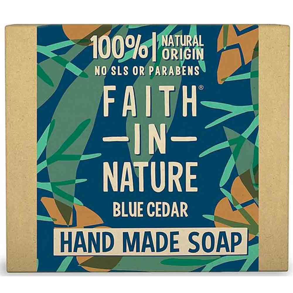 Faith in Nature Handmade Soap Blue Cedar