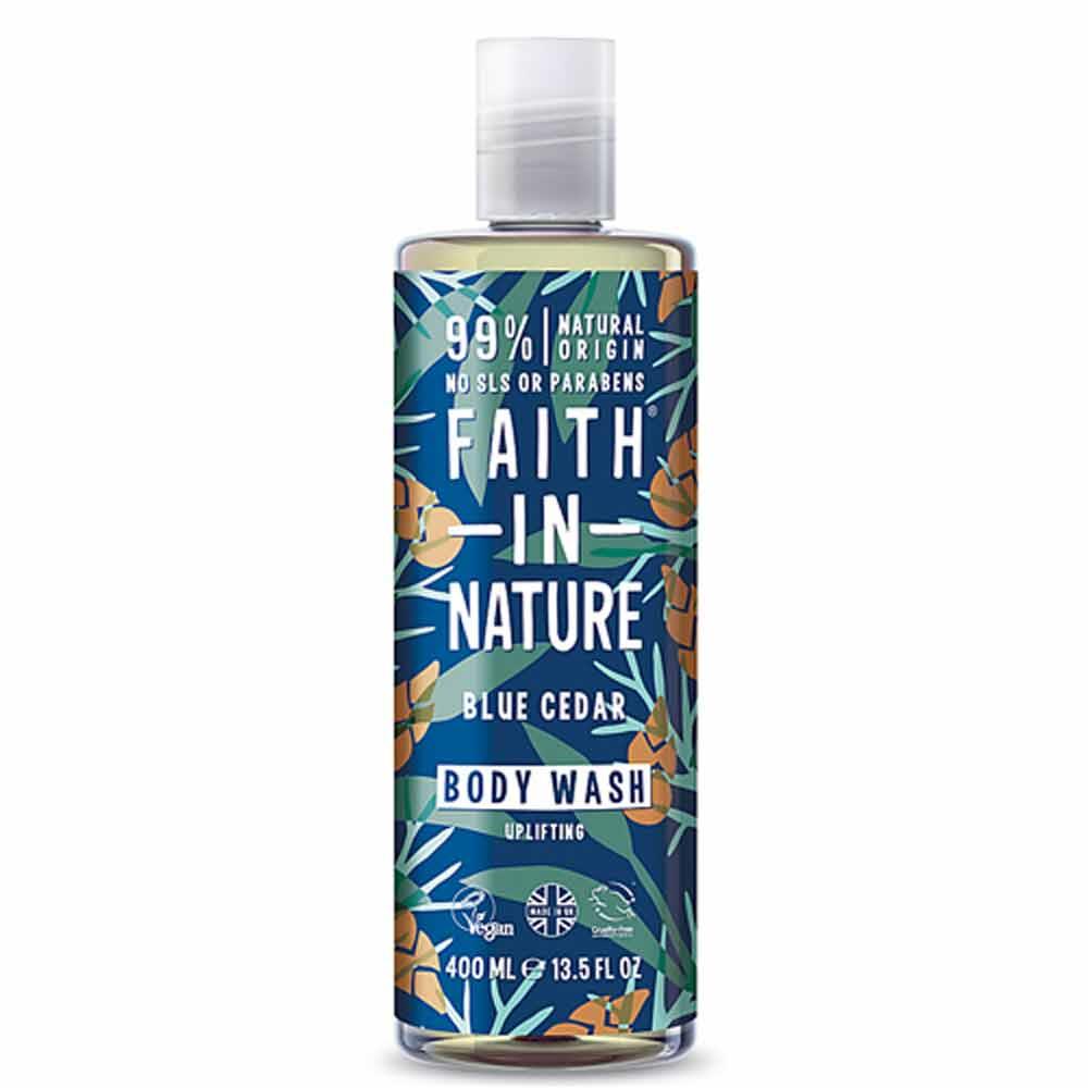 Faith in Nature Blue Cedar Body Wash 400ml