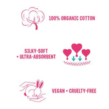 Flo Organic Eco-Applicator Tampons Reg/Super Combo 14 Pack