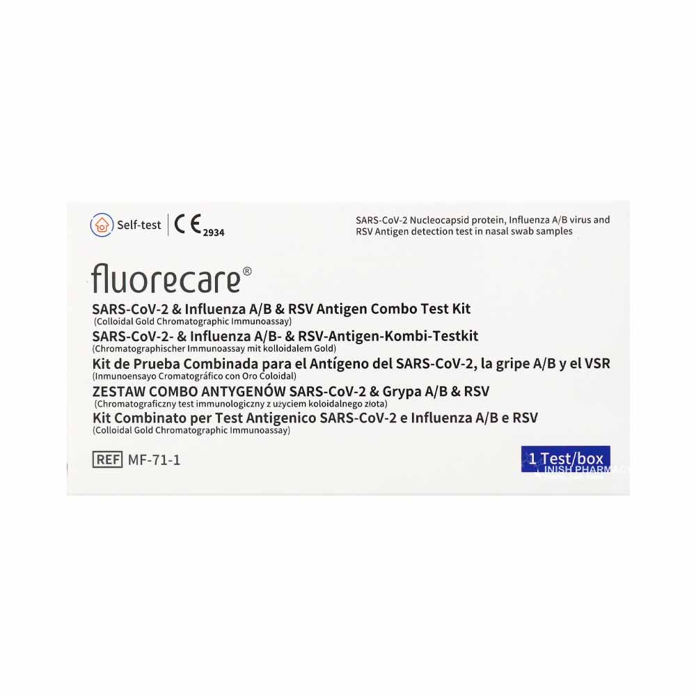 Fluorecare SARS-CoV & Influenza A/B & RSV Antigen Combo Test Kit