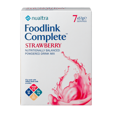 Foodlink Complete Nutritionally Balanced Powdered Drink 7 x 57g from Nualtra