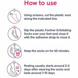 Footner Exfoliating Foot Socks