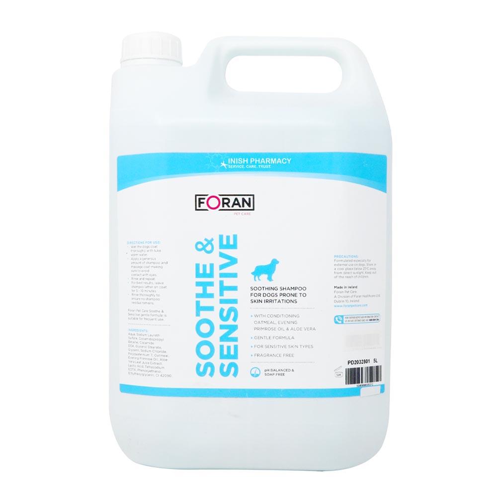 Foran Pet Care Soothe & Sensitive Dog Shampoo 5 Litres