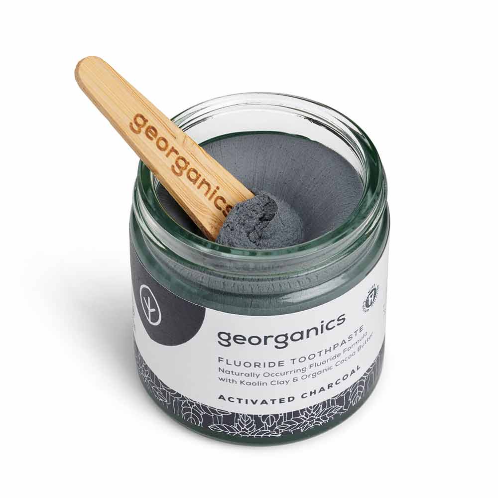 Georganics Fluoride Toothpaste - Charcoal - 60ml