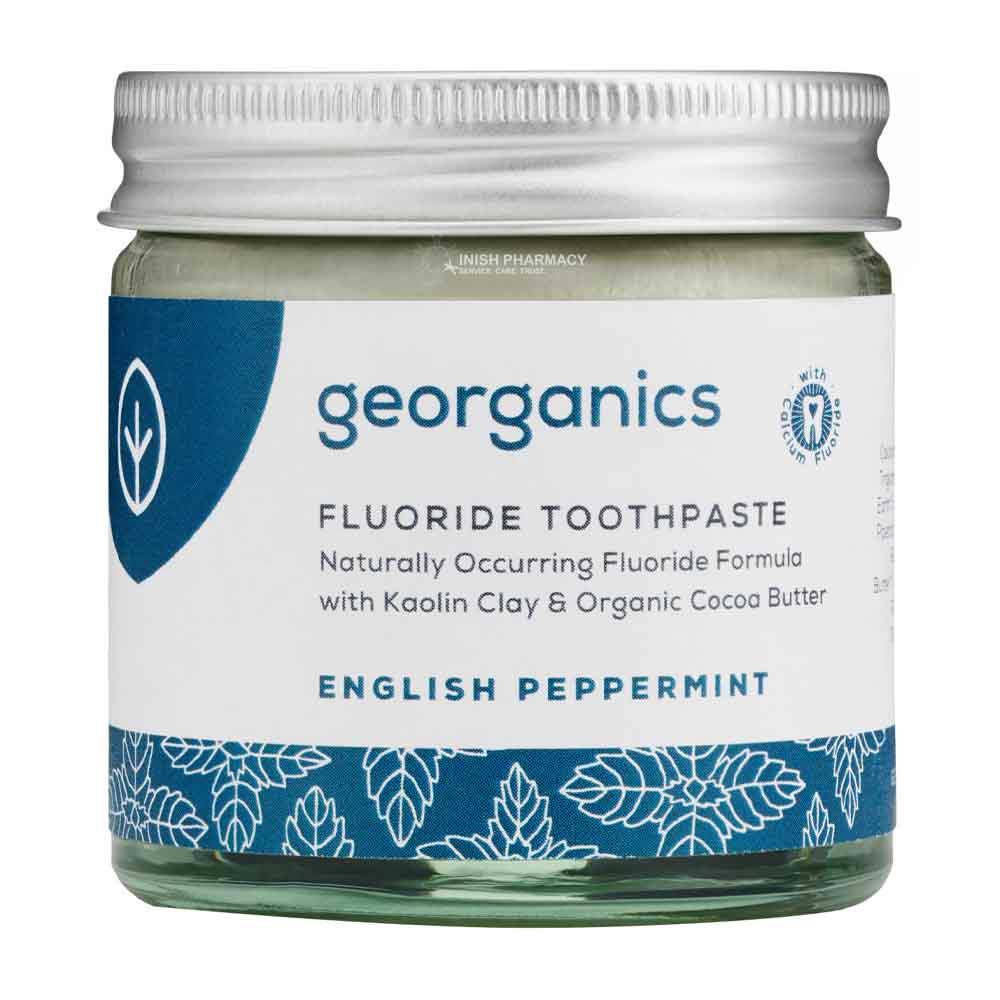Georganics Fluoride Toothpaste - Peppermint - 60ml