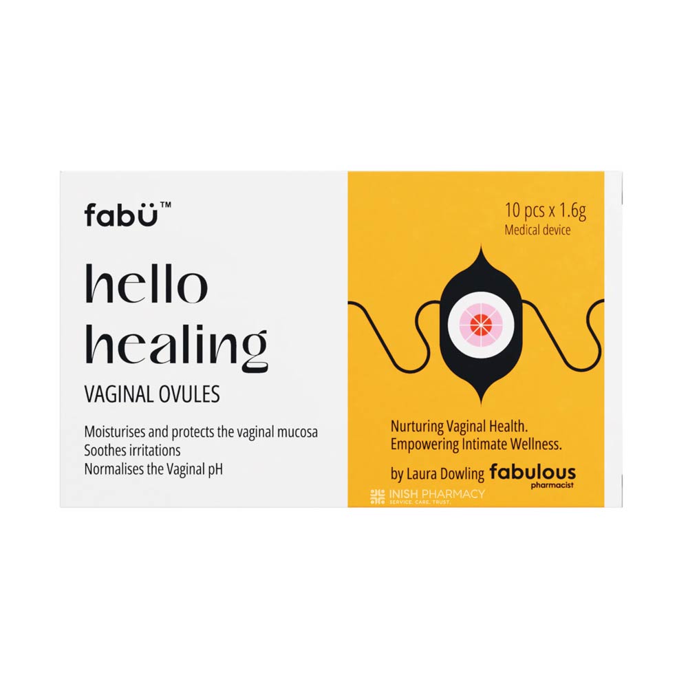 FabU Hello Healing Vaginal Ovules 10 Pack