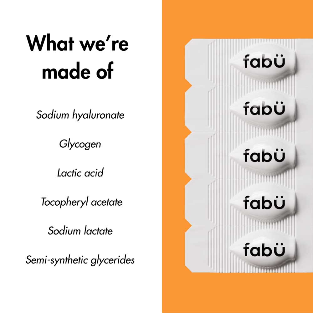 FabU Hello Healing Vaginal Ovules 10 Pack