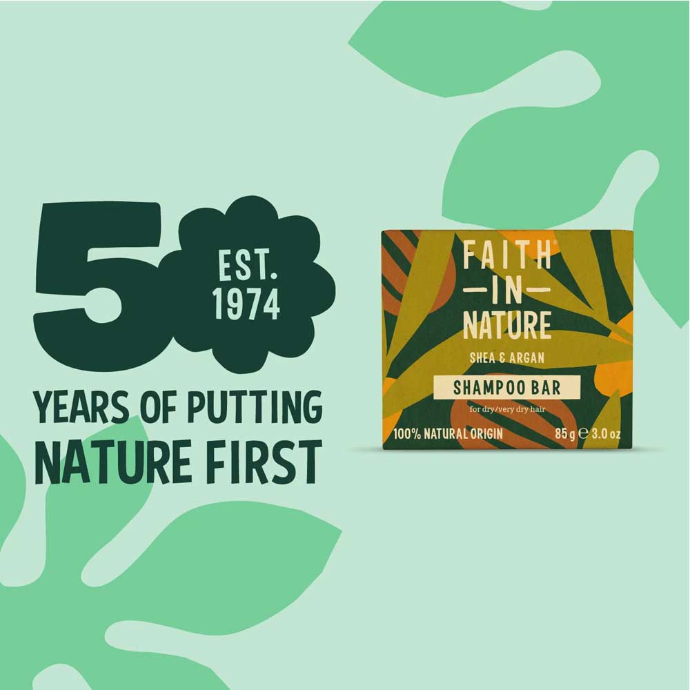 Faith in Nature Shampoo Bar Shea and Argan