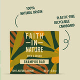Faith in Nature Shampoo Bar Shea and Argan