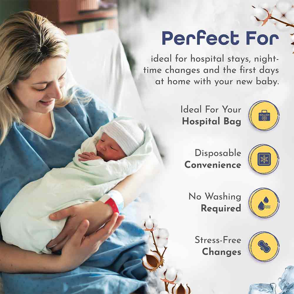 First Days Maternity Absorbent Underwear S/M 7 Pack