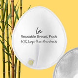 First Days Maternity Reusable Breast Pads Large 6 Pack