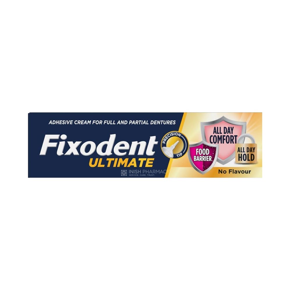 Fixodent Ultimate Denture Adhesive Cream 40g – keeps dentures clean and well-fitting