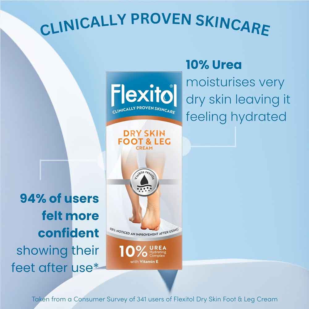 Flexitol Dry Skin Foot & Leg Cream with Vitamin E 145g