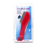 Two Row Fine Toothed Nit Comb With Handle M2