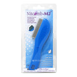 Two Row Fine Toothed Nit Comb With Handle M2