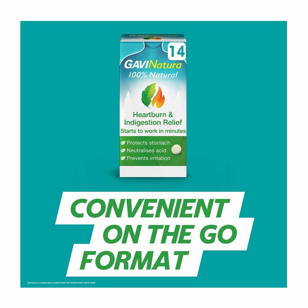 GaviNatura Natural Heartburn and Indigestion Relief 14 Pack