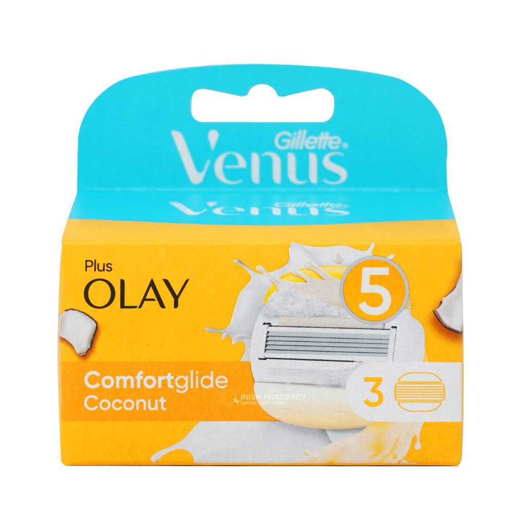 Gillette Venus & Olay Comfortglide Coconut Blades 3 Pack