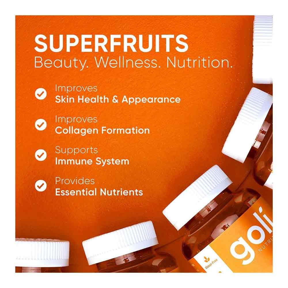 Goli Nutrition Superfruits Gummies 60 Pack