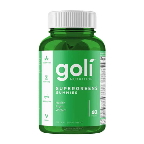 Goli Nutrition Super Greens Gummies 60 Pack – vitamins and minerals to support energy and wellbeing