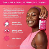 Goli Nutrition Womens Complete Multivitamin Gummies 60 Pack