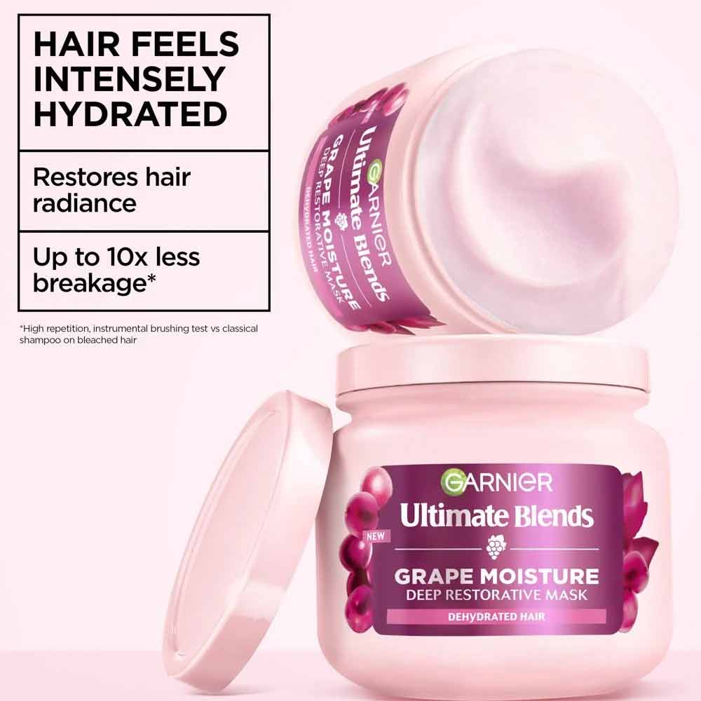 Garnier Ultimate Blends Grape Moisture Mask 340ml