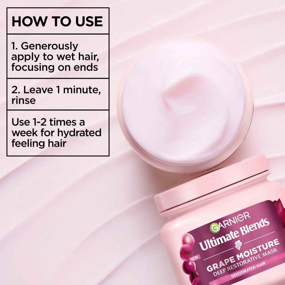 Garnier Ultimate Blends Grape Moisture Mask 340ml