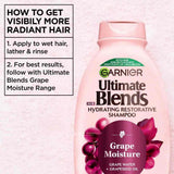 Garnier Ultimate Blends Grape Moisture Shampoo 300ml