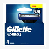 Gillette Mach 3 Blades Turbo 4 Pack