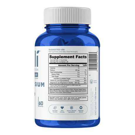 Goli Nutrition Magnesium Glycinate Sugar Free Gummies 60 Pack